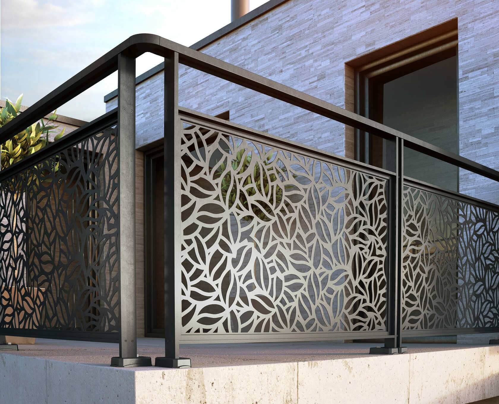 installation garde-corps aluminium St bonnet de Mure